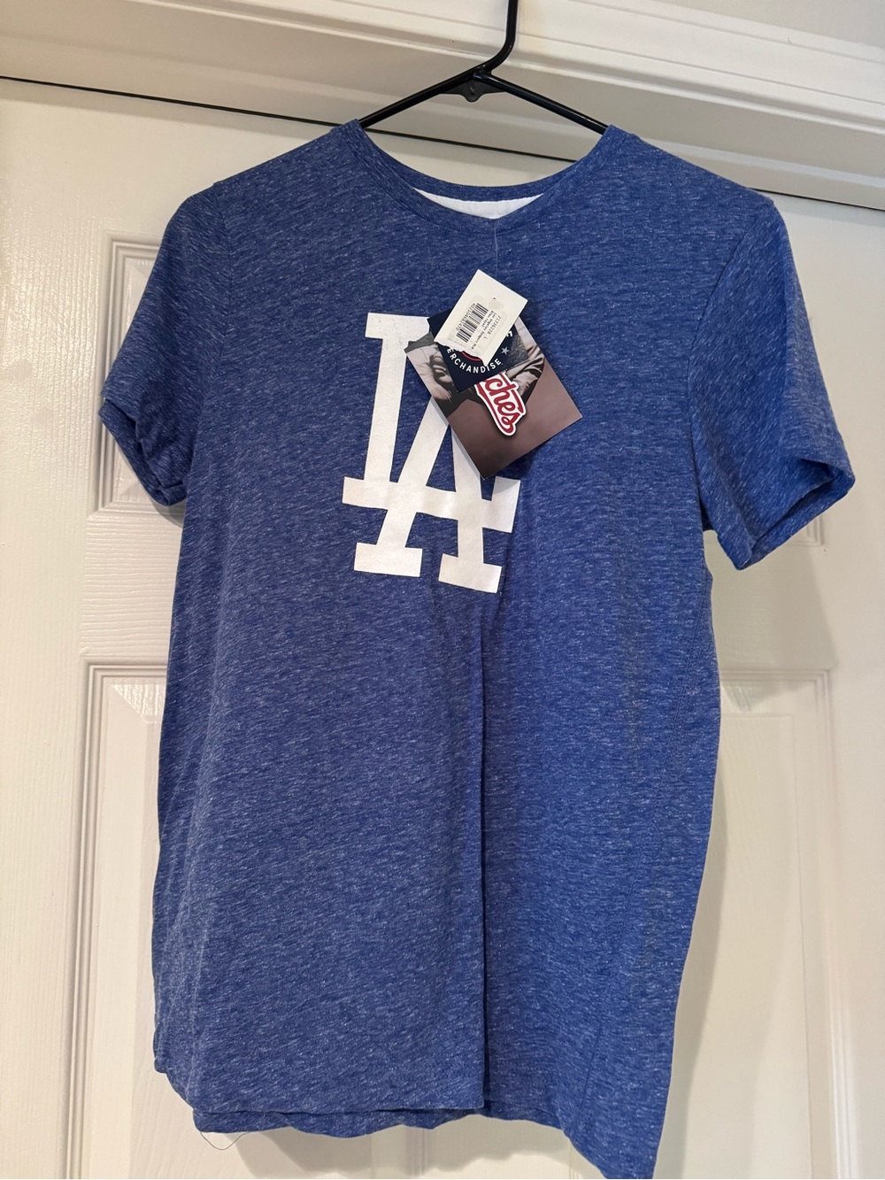 Genuine Merchandise Los Angeles Dodgers Royal Blue White Logo T-Shirt